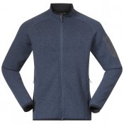 Pánská celorozepínací fleece mikina Bergans Kamphaug