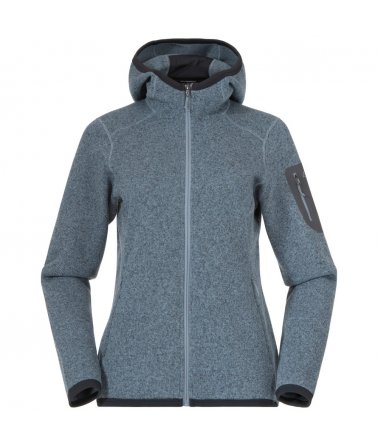 Dámská celorozepínací fleece mikina s kapucí Bergans Kamphaug