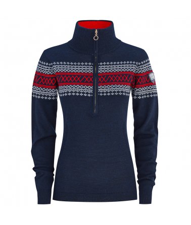 Dámský lehký  Merino svetr Signature ZipUp We Norwegians