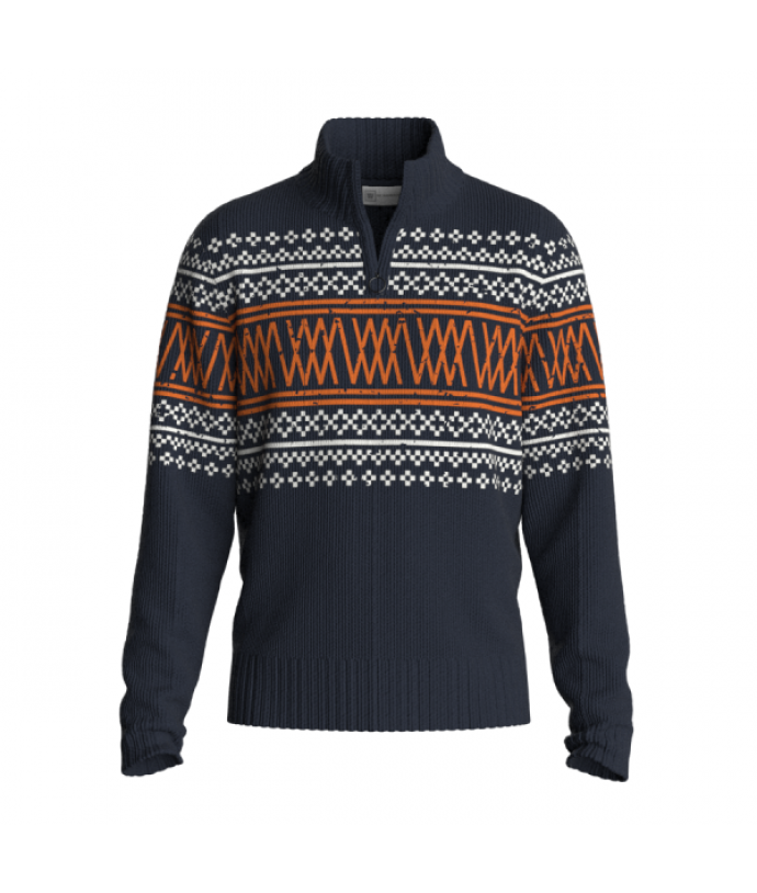 Pánský Merino svetr se zipem Setesdal We Norwegians