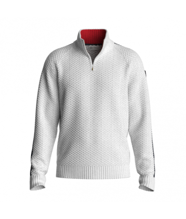 Pánský vlněný svetr s kašmírem na zip Trysil We Norwegians