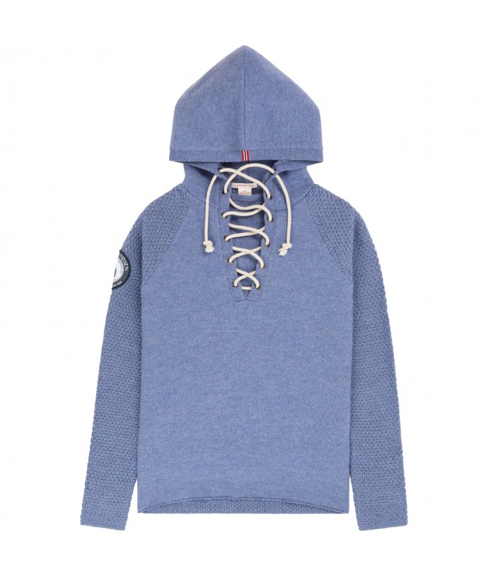 Dámská mikina z vařené vlny Amundsen Boiled Hoodie Laced