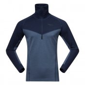Pánské technické triko s merino vlnou Bergans Inner:Dual Half Zip