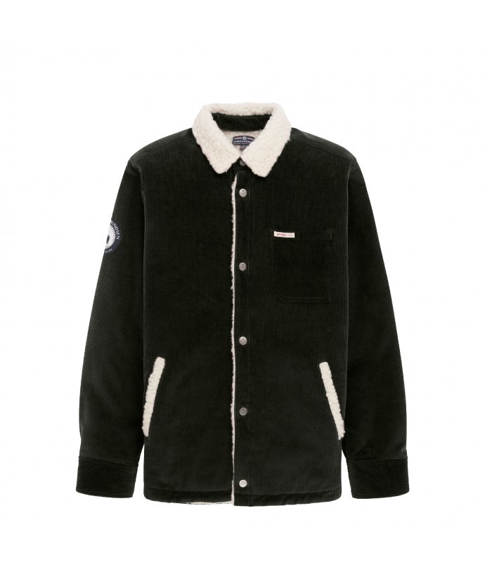 Pánská manšestrová košile s vlněnou podšívkou Amundsen Harvester Overshirt