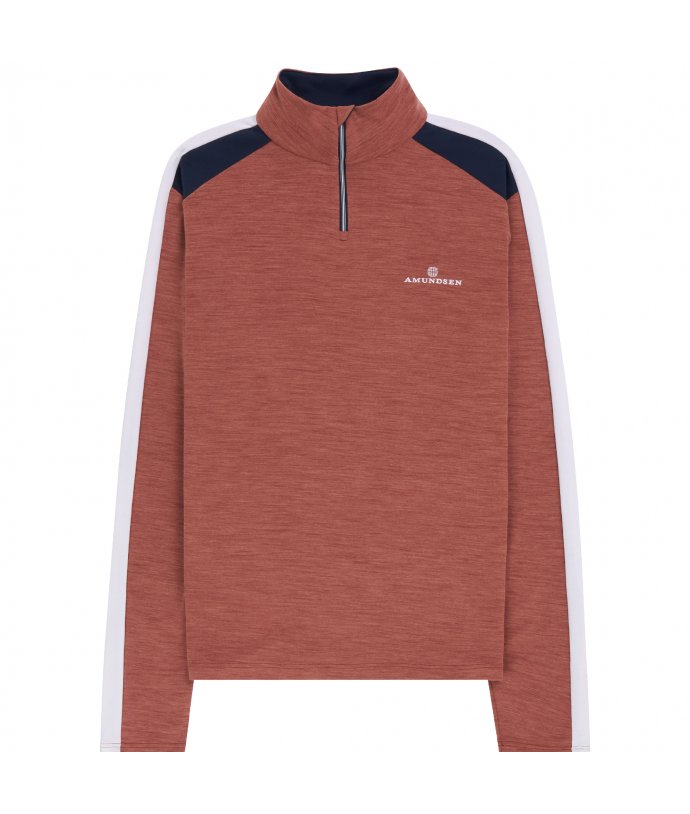 Pánské triko s vlnou Amundsen 5Mila Half Zip