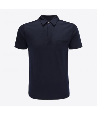 Pánské Merino polo tričko s krátkým rukávem Skog We Norwegians