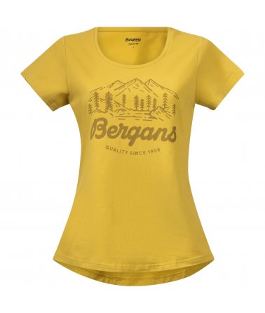Dámské bavlněné tričko krátkým rukávem Bergans Classic V2