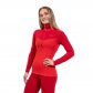 Dámské technické triko s merino vlnou Bergans Inner:Dual Half Zip