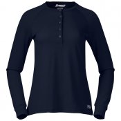 Dámské merino triko s knoflíčky Bergans Lysebu Henley