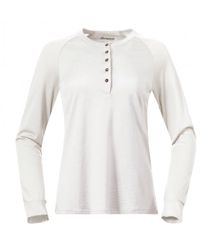 Dámské merino triko s knoflíčky Bergans Lysebu Henley