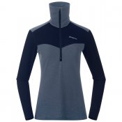 Dámské technické triko s merino vlnou Bergans Inner:Dual Half Zip