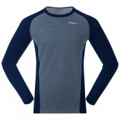Pánské technické triko s merino vlnou Bergans Inner:Dual Long Sleeve