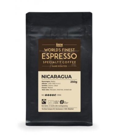 Zrnková káva Nicaragua Fair-Trade The Brew Company 250g