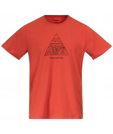 Pánské bavlněné tričko s krátkým rukávem Bergans Graphic