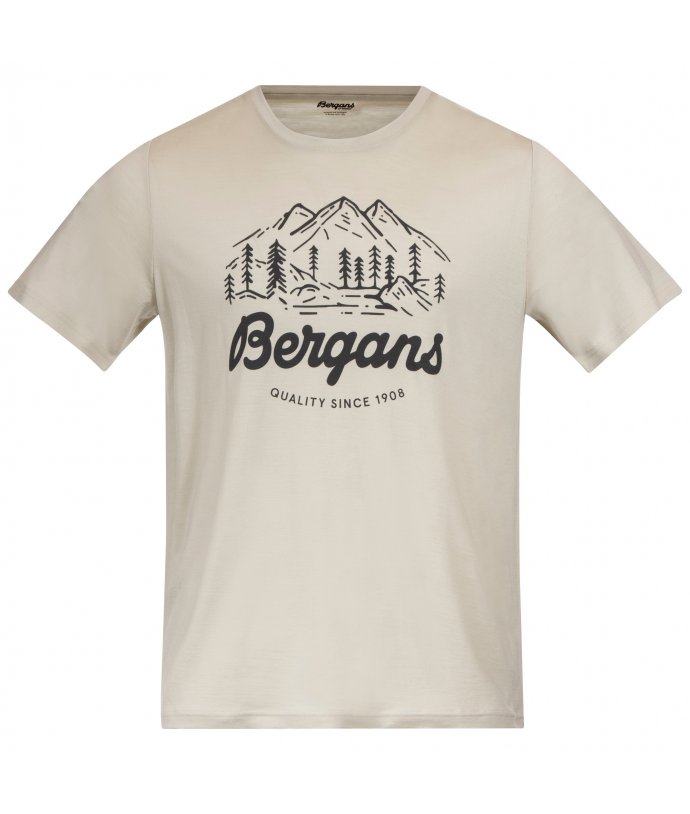 Pánské tričko z Merino vlny Bergans Graphic