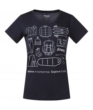 Dámské Merino tričko Bergans Graphic