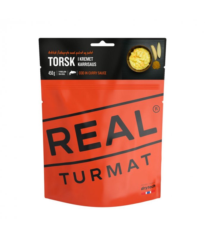 Real Turmat - Treska s bramborem v kari omáčce