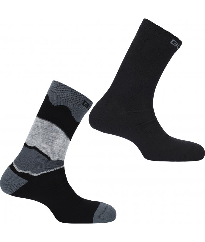 Pánské vlněné ponožky Bula 2Pk Layer Sock