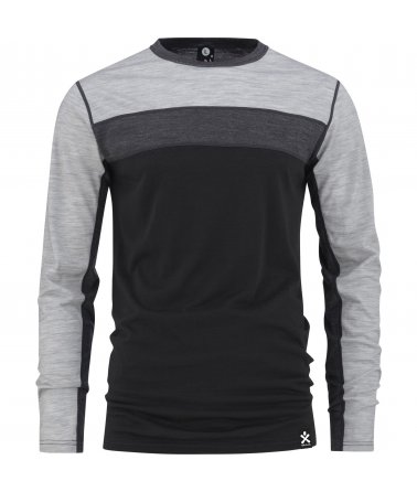 Pánské vlněné funkční triko s dlouhým rukávem BULA Retro Wool Crew