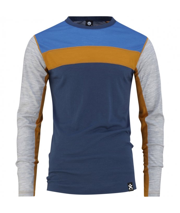Pánské vlněné funkční triko s dlouhým rukávem BULA Retro Wool Crew
