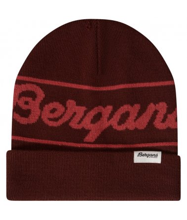 Dětská pletená čepice Bergans Logo Youth Beanie