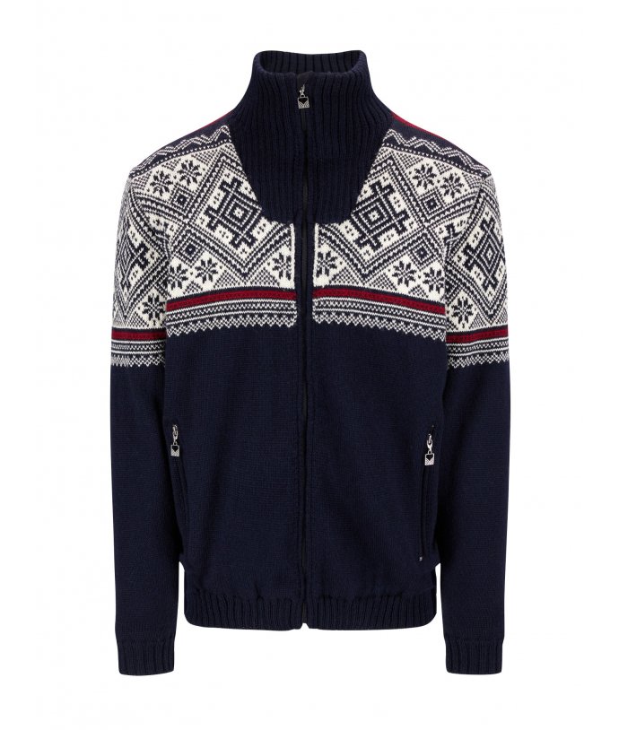 Pánský větruvzdorný propínací svetr Dale of Norway Hardanger Weatherproof