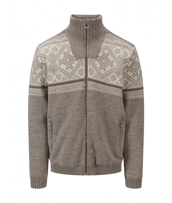 Pánský větruvzdorný propínací svetr Dale of Norway Hardanger Weatherproof