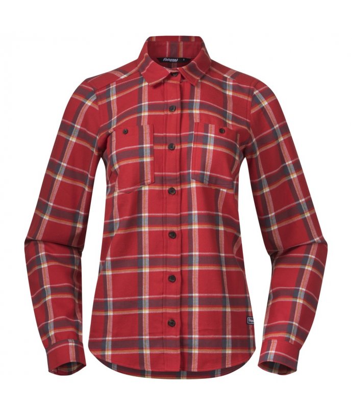 Dámská flanelová outdoorová košile Bergans Tovdal W Shirt