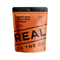 Real On the Go - Energy drink s příchutí broskve