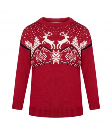 DĚTSKÝ VÁNOČNÍ NADČASOVÝ VLNĚNÝ SVETR DALE CHRISTMAS