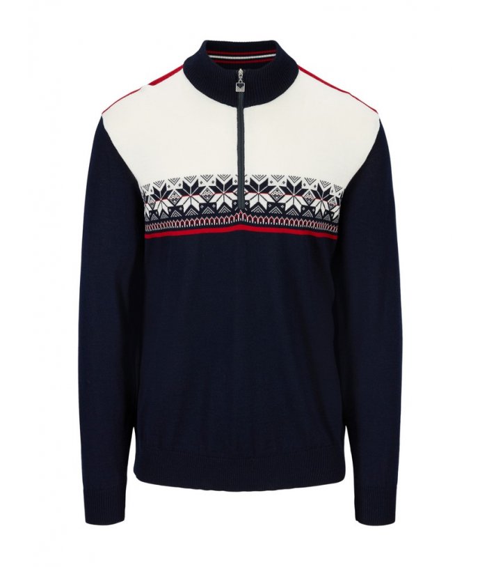 Pánský Merino svetr se stojáčkem a zipem Dale of Norway Liberg