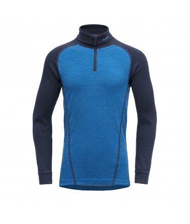 Dětský dvouvrstvý  Merino rolák se zipem Devold Duo Active