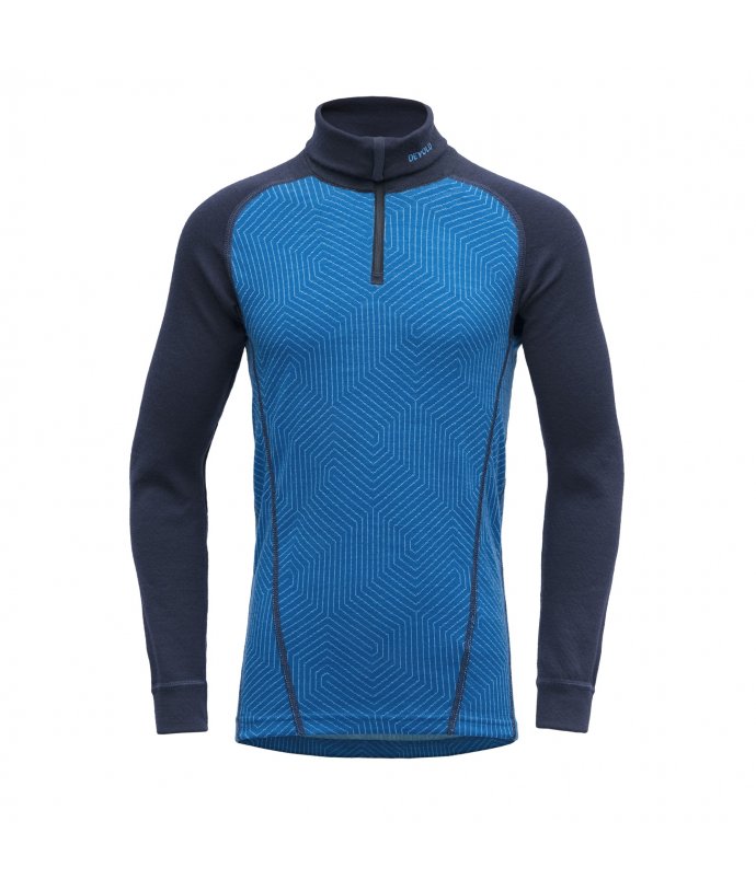 Dětský dvouvrstvý  Merino rolák se zipem Devold Duo Active