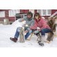 Vlněné palčáky s klasickým norským vzorem Svalbard