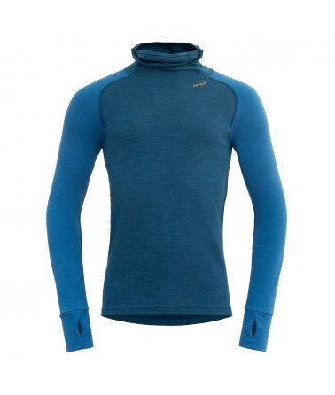 Pánské termoizolační merino triko s kapucí Devold Expedition Merino Silk Hoodie