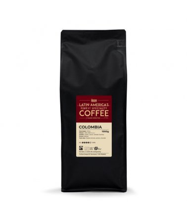 Jednodruhová zrnková káva Grower ś cup Colombia 1000 g. Fairtrade & Organic