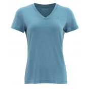 Dámské merino tričko Devold Hareid V-neck