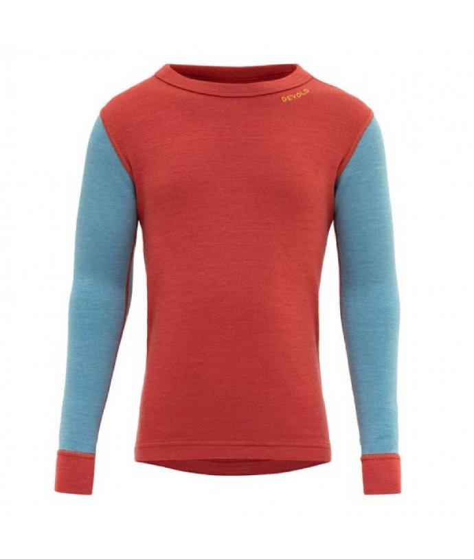 Dětské termoizolační merino triko Devold Expedition Merino Silk Shirt