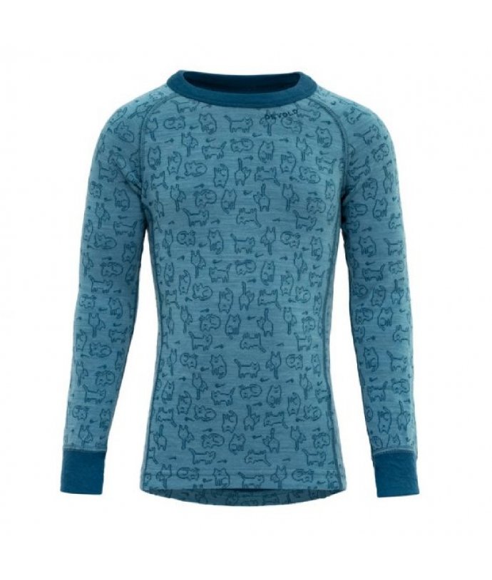 Dětské funkční merino triko Devold Duo Active Shirt Kid