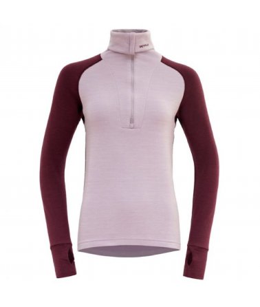 Dámské termoizolační merino triko se stojáčkem Devold Expedition Merino Silk Zip