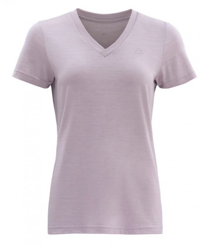 Dámské merino tričko Devold Hareid V-neck