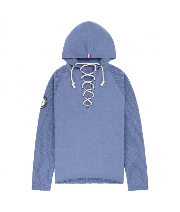 Pánská mikina z vařené vlny Amundsen Boiled Hoodie Laced