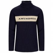 Pánský vlněný rolák Amundsen Heroes Ski Turtle Neck