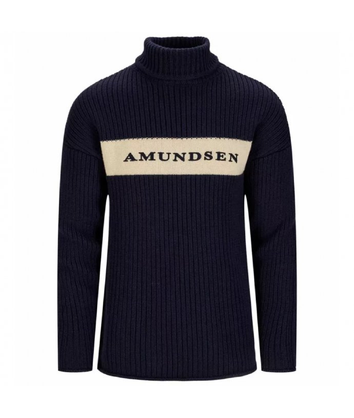Pánský vlněný rolák Amundsen Heroes Ski Turtle Neck
