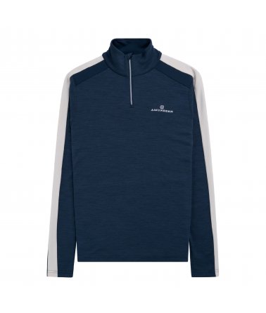 Pánské triko s vlnou Amundsen 5Mila Half Zip