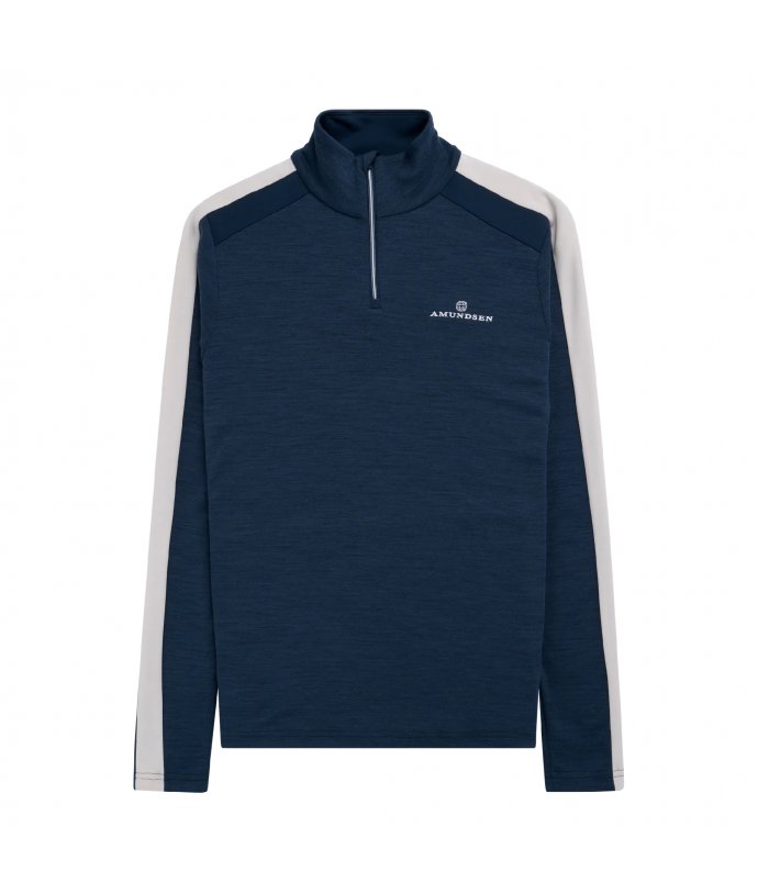 Pánské triko s vlnou Amundsen 5Mila Half Zip