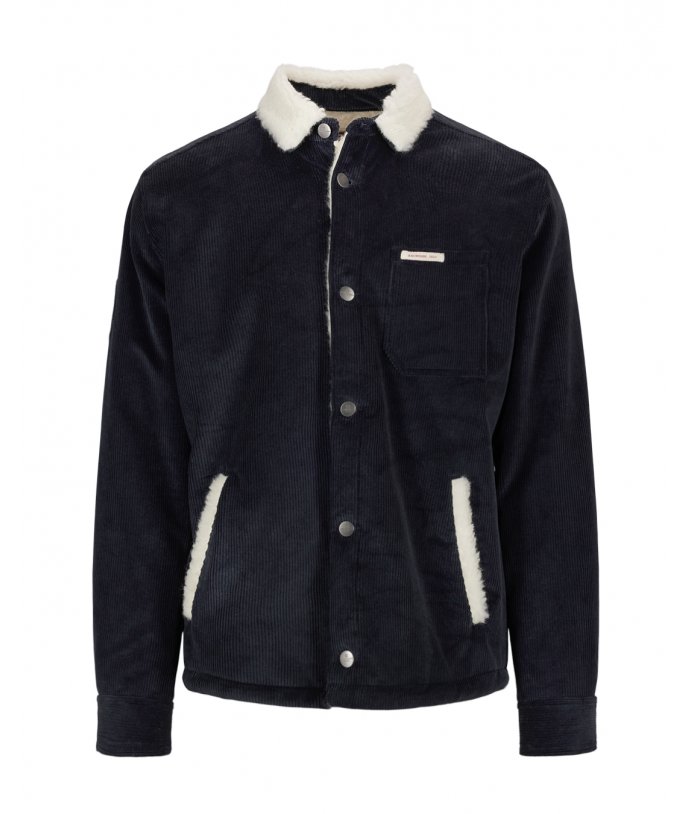 Pánská manšestrová košile s vlněnou podšívkou Amundsen Harvester Overshirt