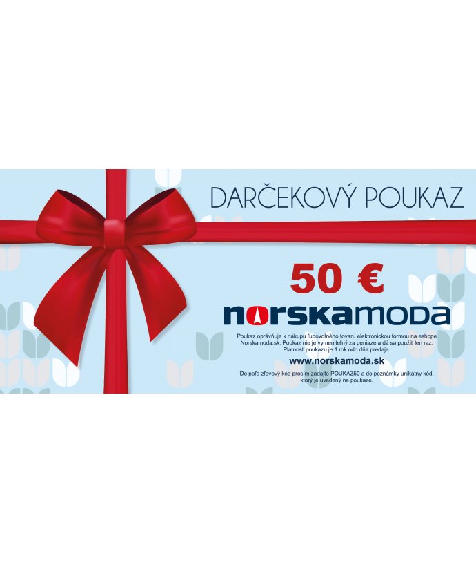 DARČEKOVÝ POUKAZ 50 EUR