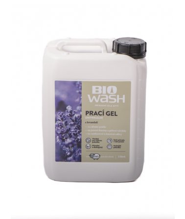 Prací gel přírodní univerzální s levandulí Biowash