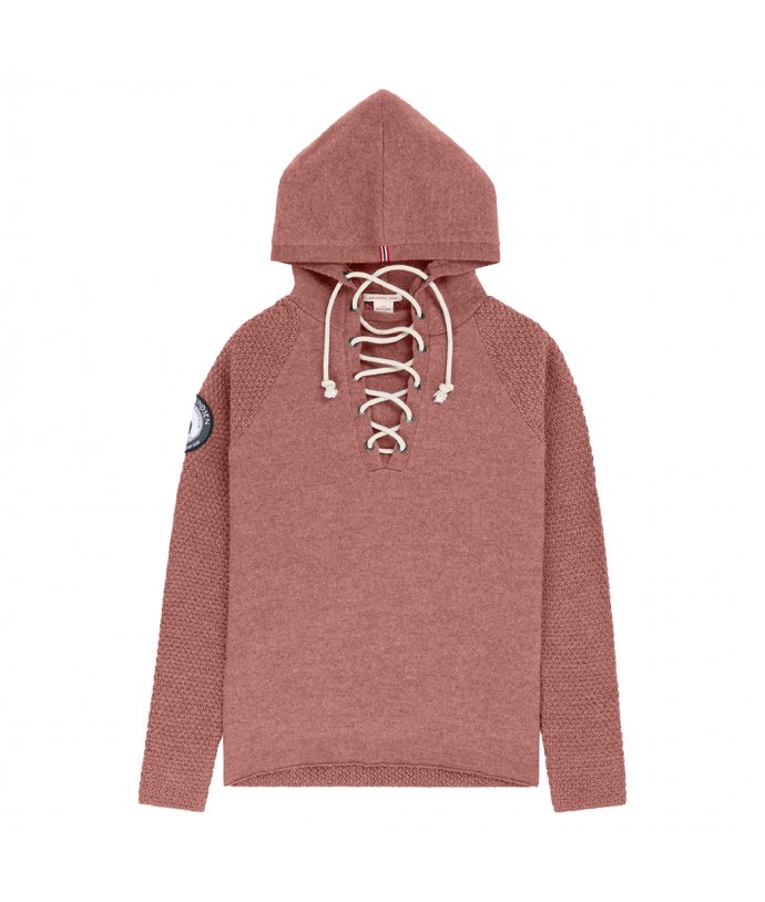 Dámská mikina z vařené vlny Amundsen Boiled Hoodie Laced
